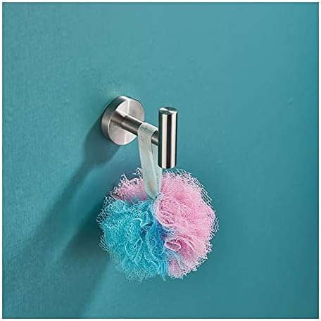ANNBKA Bathroom Hardware Towel Bar Set with Robe Hook and Shelf