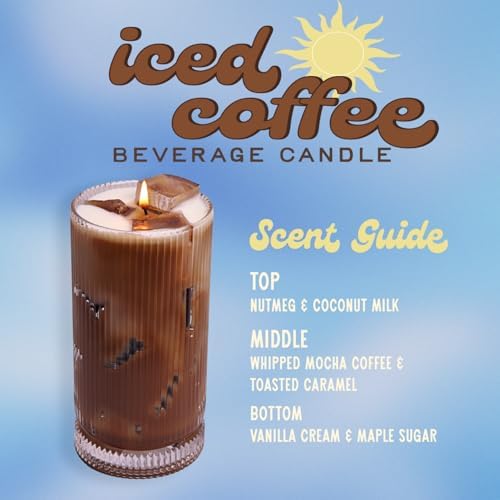 Iced Coffee Candle - 100 Hour Long-Lasting Scented Decor 1
