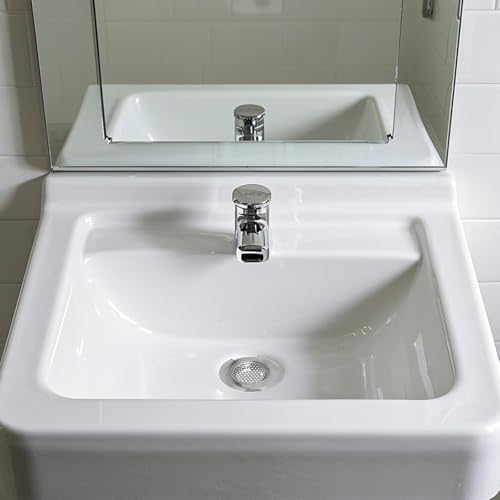 hoyuwak 2 PCS Bathtub Drain Strainer with Mirror Design