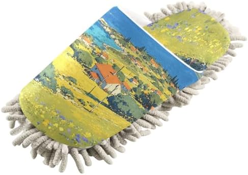 Zhirexin Cartoon Farm Village Cleaning Slippers