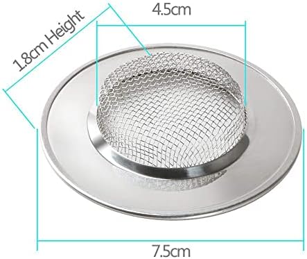 Stainless Steel Hair Catcher Stopper for Sink and Bathtub 1