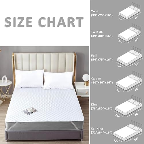 QATAN Queen Mattress Protector Waterproof for Incontinence