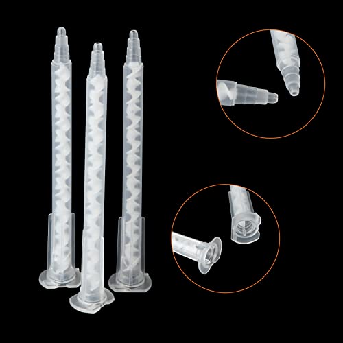 100 Pieces Epoxy Mixing Nozzle Tips for 50ml Cartridges