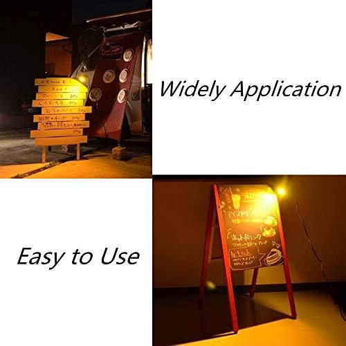 WeFoonLo 1pcs 5W LED Clip Light Outdoor Water Resistant Spotlight Lamp