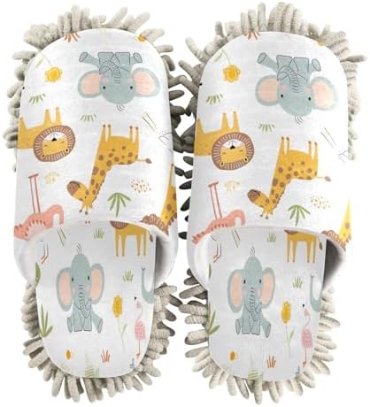 Zhirexin Microfiber Mop Slippers for Men Women 1
