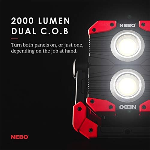 NEBO OMNI 2K Work Light with USB Power Bank