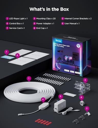 Govee LED Strip Light with Smart App Control and Music Sync