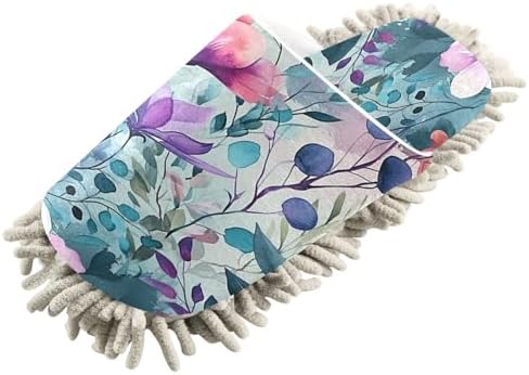 Zhirexin Watercolor Flower Cleaning Slippers