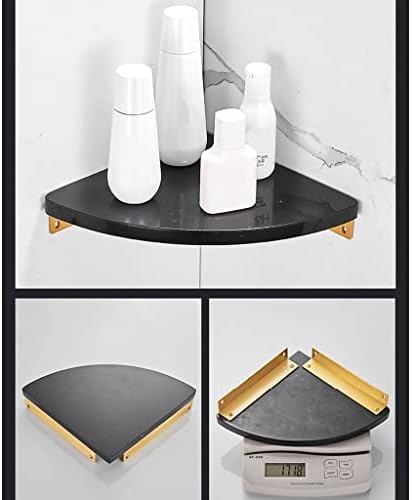 ANNBKA Bathroom Hardware Set with Marble Brass Towel Bar and All Copper Tripod
