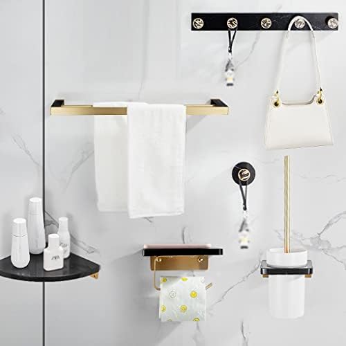 ANNBKA Black Marble Bathroom Hardware Set