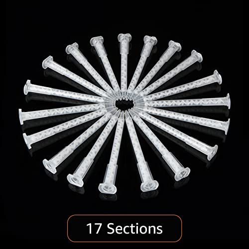 100 Pieces Epoxy Mixing Nozzle Tips for 50ml Cartridges