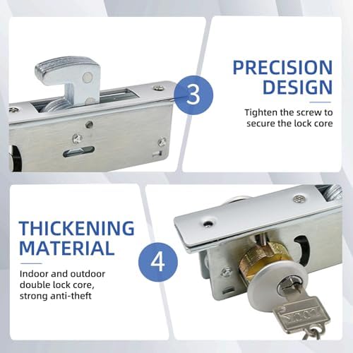 TTSITG Storefront Mortise Hook Deadbolt Lock