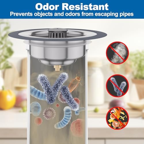 3 in 1 Universal Kitchen Sink Drain Strainer Stopper
