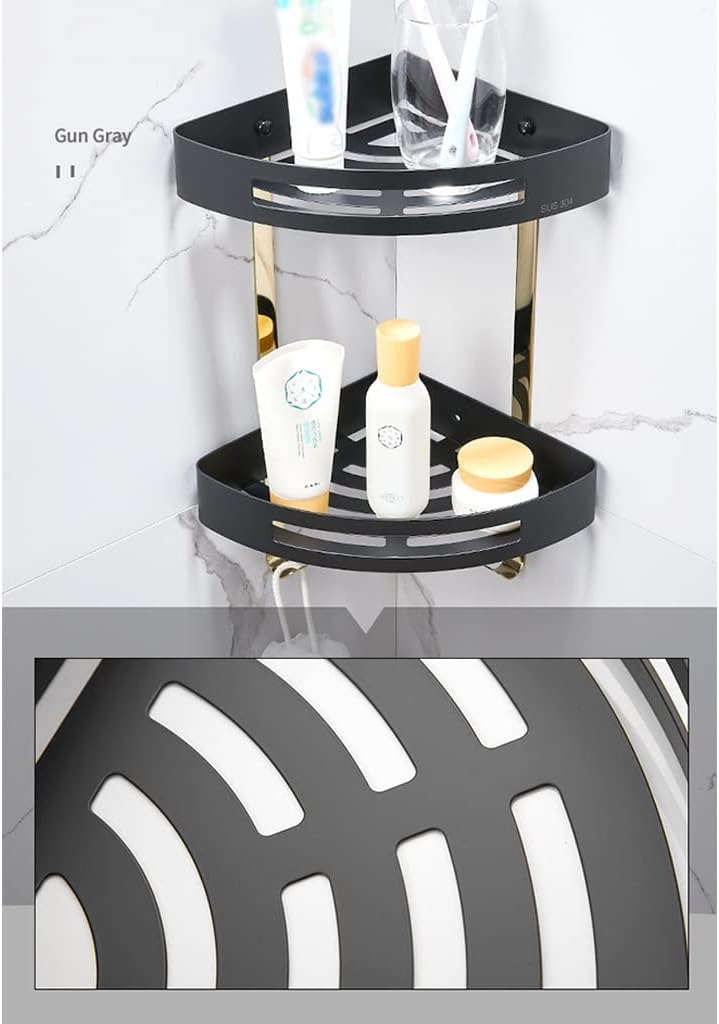 ANNBKA Bathroom Hardware Set with Towel Bar and Robe Hook