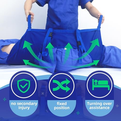 OISNSOIN Positioning Bed Pad with Handles 31x29 Incontinence Mattress 1