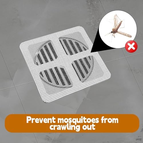30PCS Jorakie Square Hair Catcher for Bath Kitchen