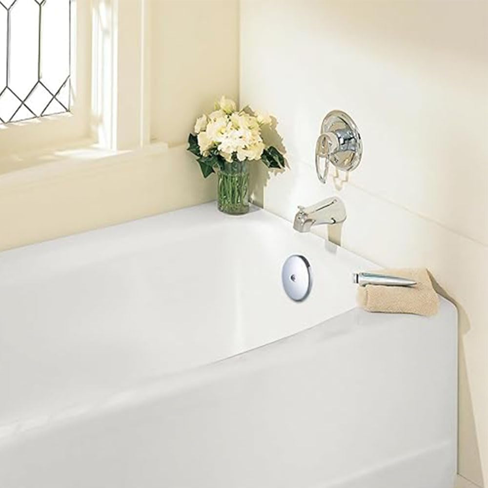 Alidecter Tub Drain Overflow Cover - Zinc Alloy Single Hole