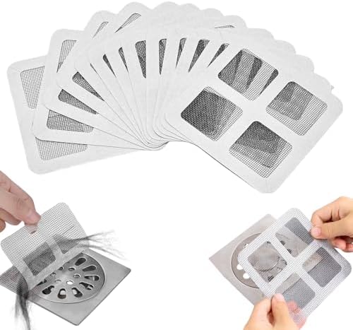 50Pcs Disposable Hair Catcher for Shower Drain Bathroom Kitchen Use