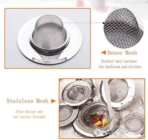 Feeke 2 Pack Sink Strainer Hair Catcher