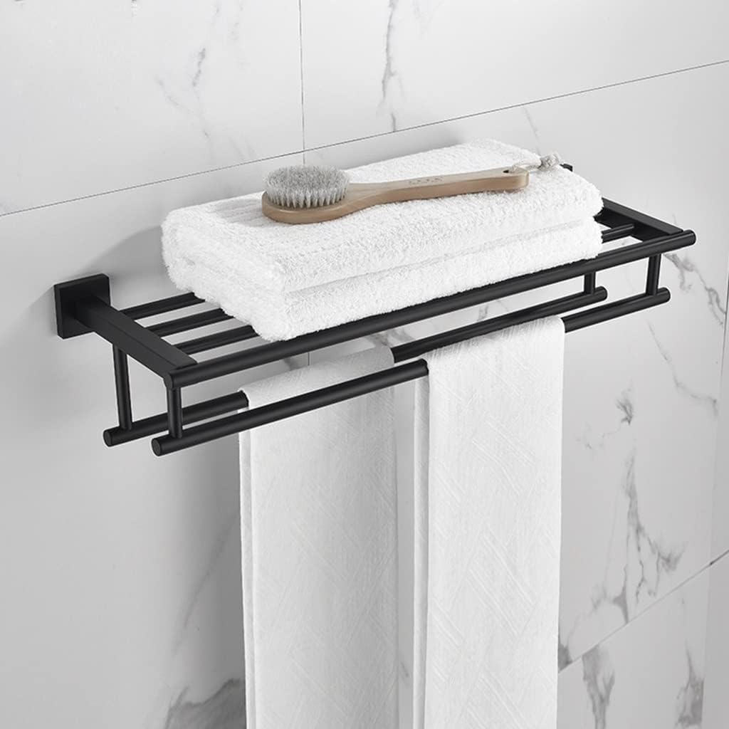 ANNBKA 304 Stainless Steel Towel Shelf Wall Mounted