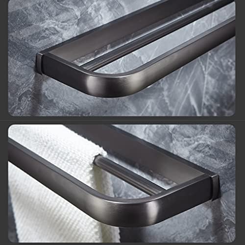 ANNBKA All Copper Grey Bathroom Hardware Set 1