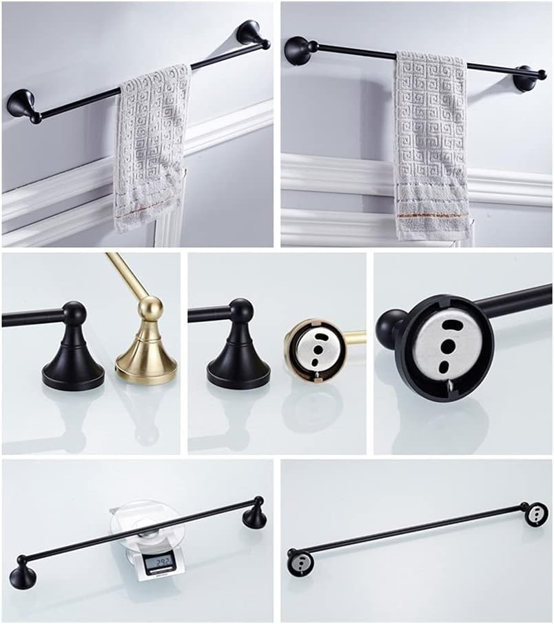 ANNBKA Modern Towel Bar with Gold Chrome Finish