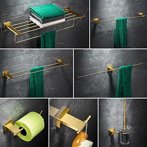 ANNBKA Bathroom Hardware Set All Copper Solid Light Luxury Towel Bar Holder