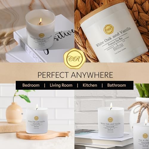 Cozy Room Candles - White Oak Vanilla 8oz Soy Candle