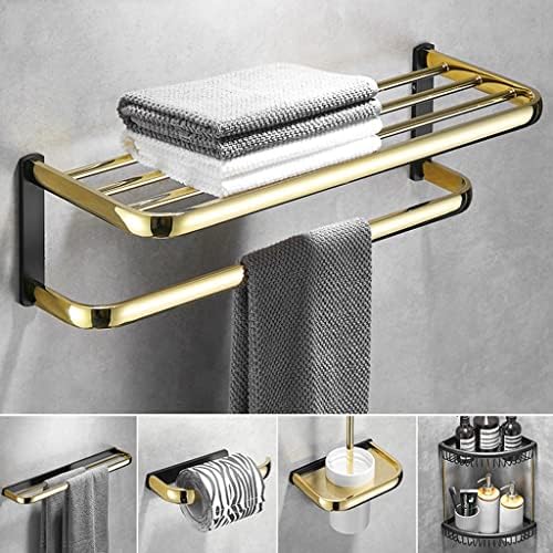 ANNBKA Luxury Bathroom Towel Bar Set