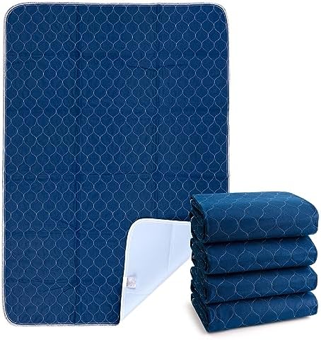 Alsunny Waterproof Bed Pads 36x52 Inch 4Pack