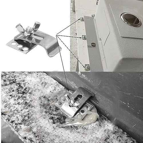 10Pcs 304 Stainless Steel Sink Clips Kit for Undermount Installation