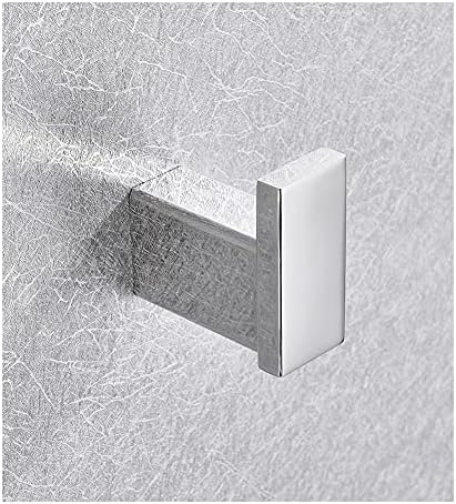 Chrome Robe Hook Towel Rack Set Bathroom Hardware