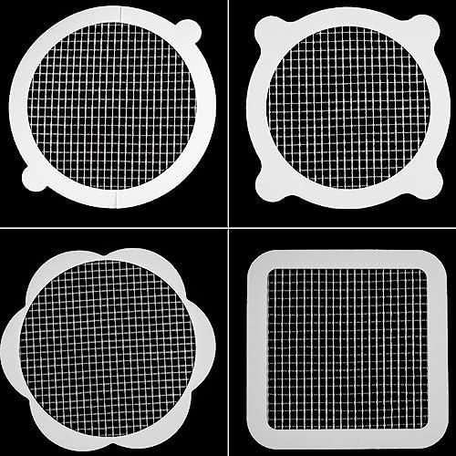 10pcs Disposable Shower Drain Hair Catcher Stickers