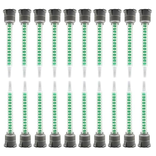 Epoxy Adhesive Mixing Nozzle Tip Set 20 Pieces 11 Ratio