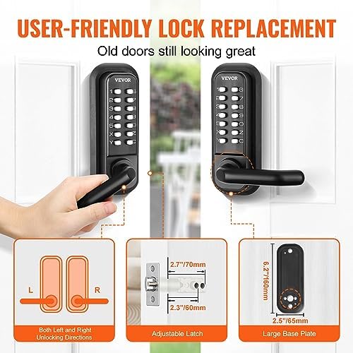 VEVOR Keyless Entry Door Lock with 14 Digit Keypad