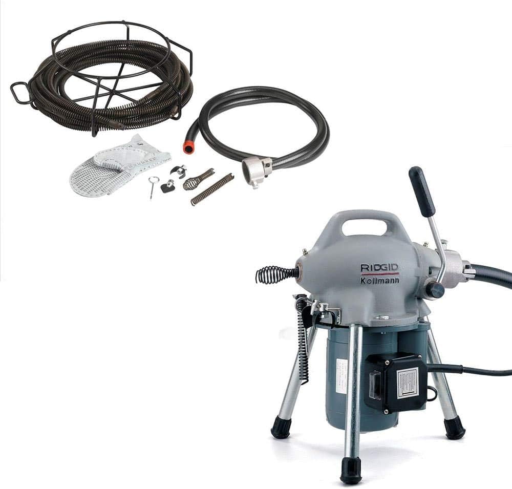 RIDGID 58920 K-50 Sectional Machine with 59365 Cable Kit