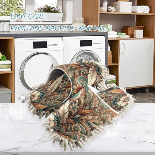 Zhirexin Mandala Pattern Mopping Slippers 1
