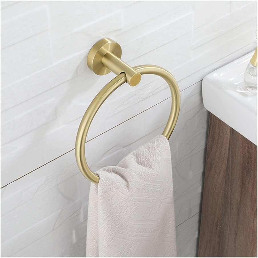 ANNBKA Gold Brushed Bathroom Hardware Set