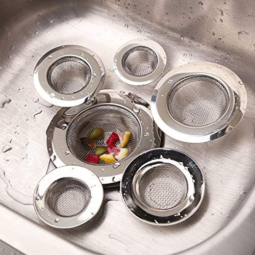 Feeke 2 Pack Sink Strainer Hair Catcher