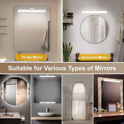 Benreom 2 Pack Rechargeable Vanity Lights for Makeup