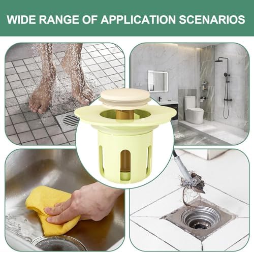 Flower Shaped Silicone Drain Stopper for Kitchen Shower Bath