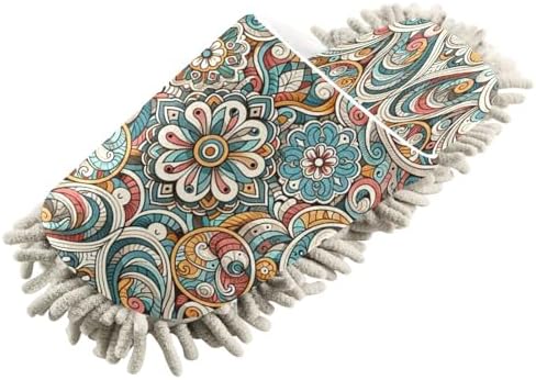 Zhirexin Mandala Design Cleaning Slippers