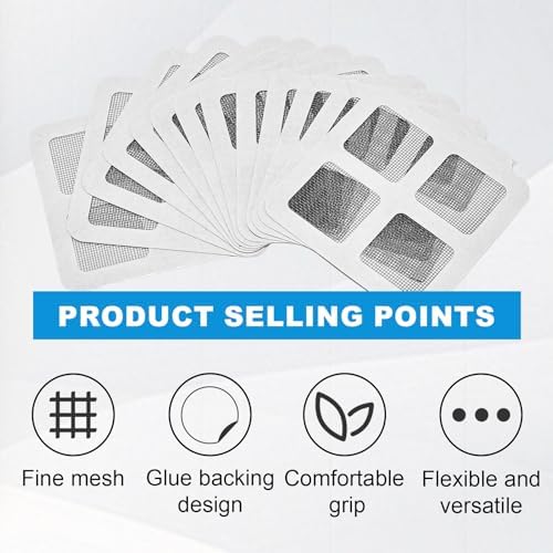 50Pcs Disposable Hair Catcher for Shower Drain Bathroom Kitchen Use