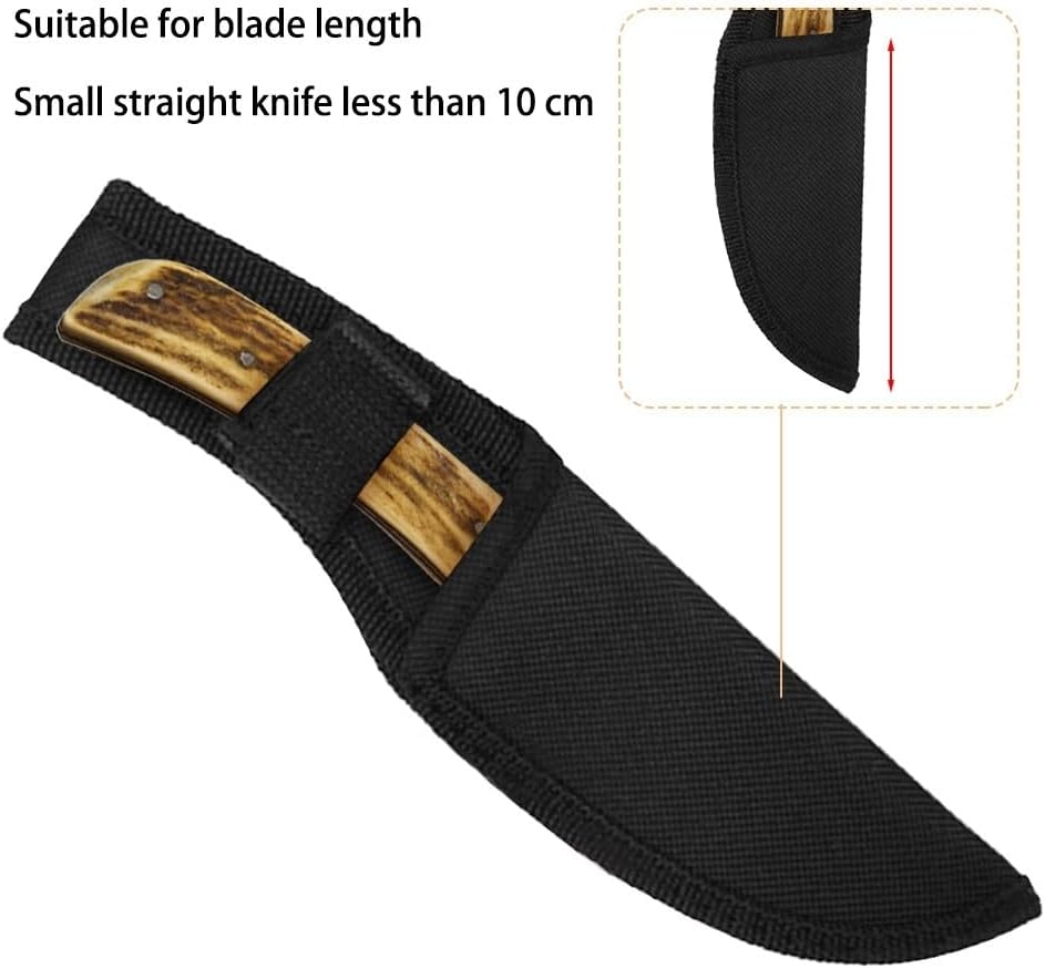 3PCS Straight Knife Sleeve with Fixed Loop for 39 Blade Knife