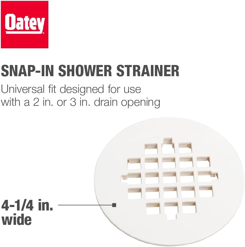 Oatey 4-14 In Snap-Tite Strainer