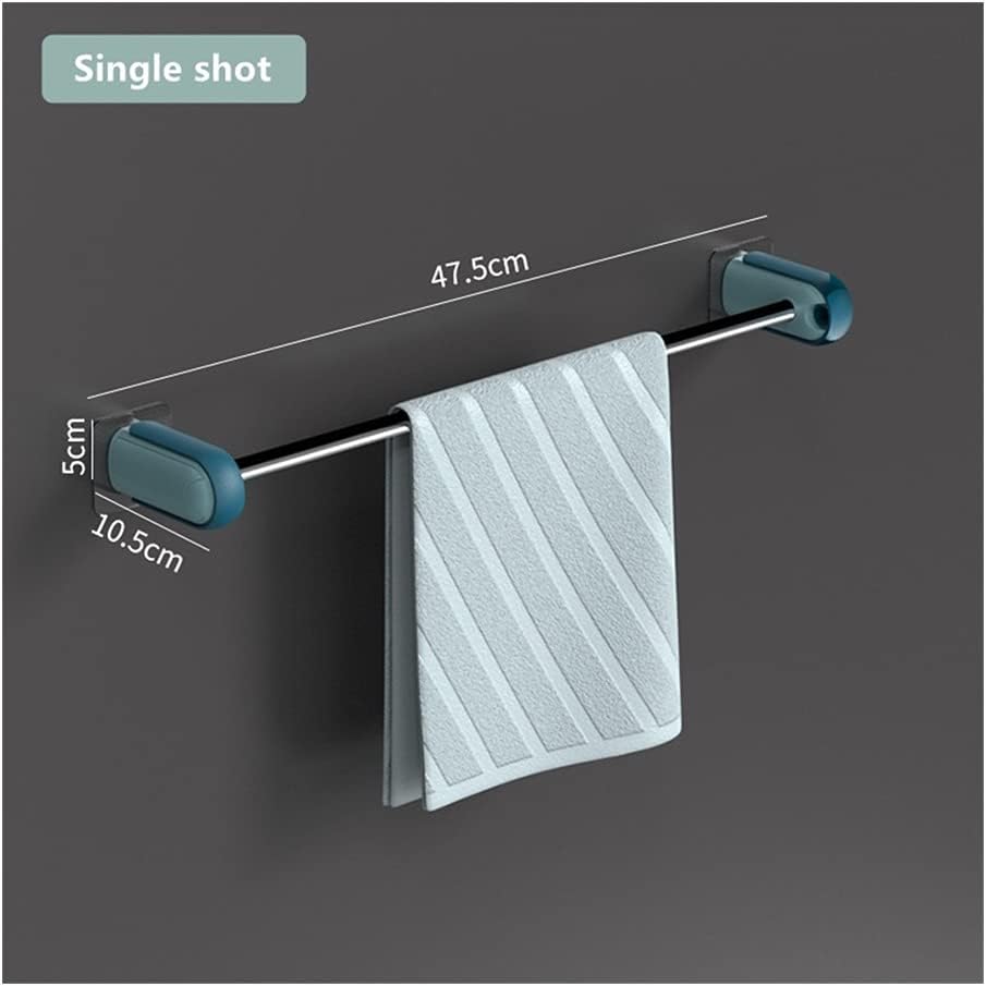 Adjustable Double Towel Bar No Drilling Wall Mounted