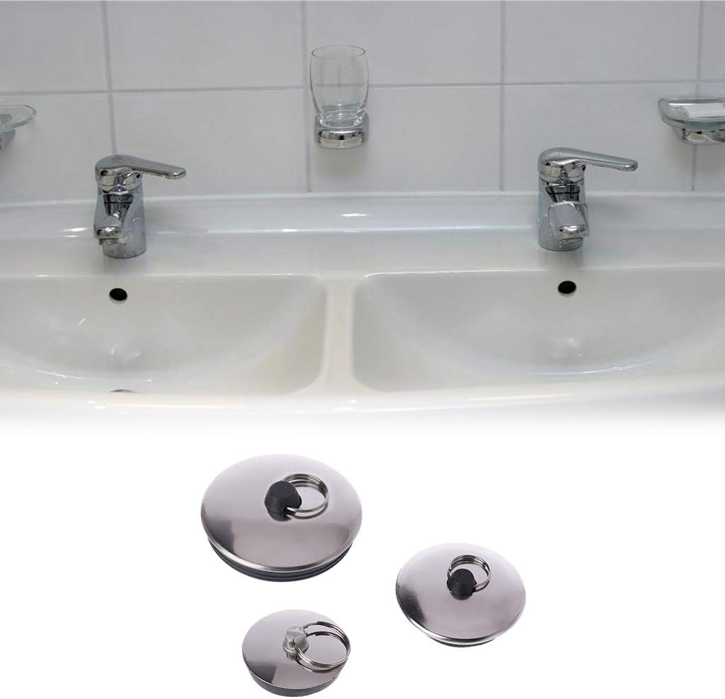 staol Kitchen Drain Plug Water Stopper for Bath Sink Basin
