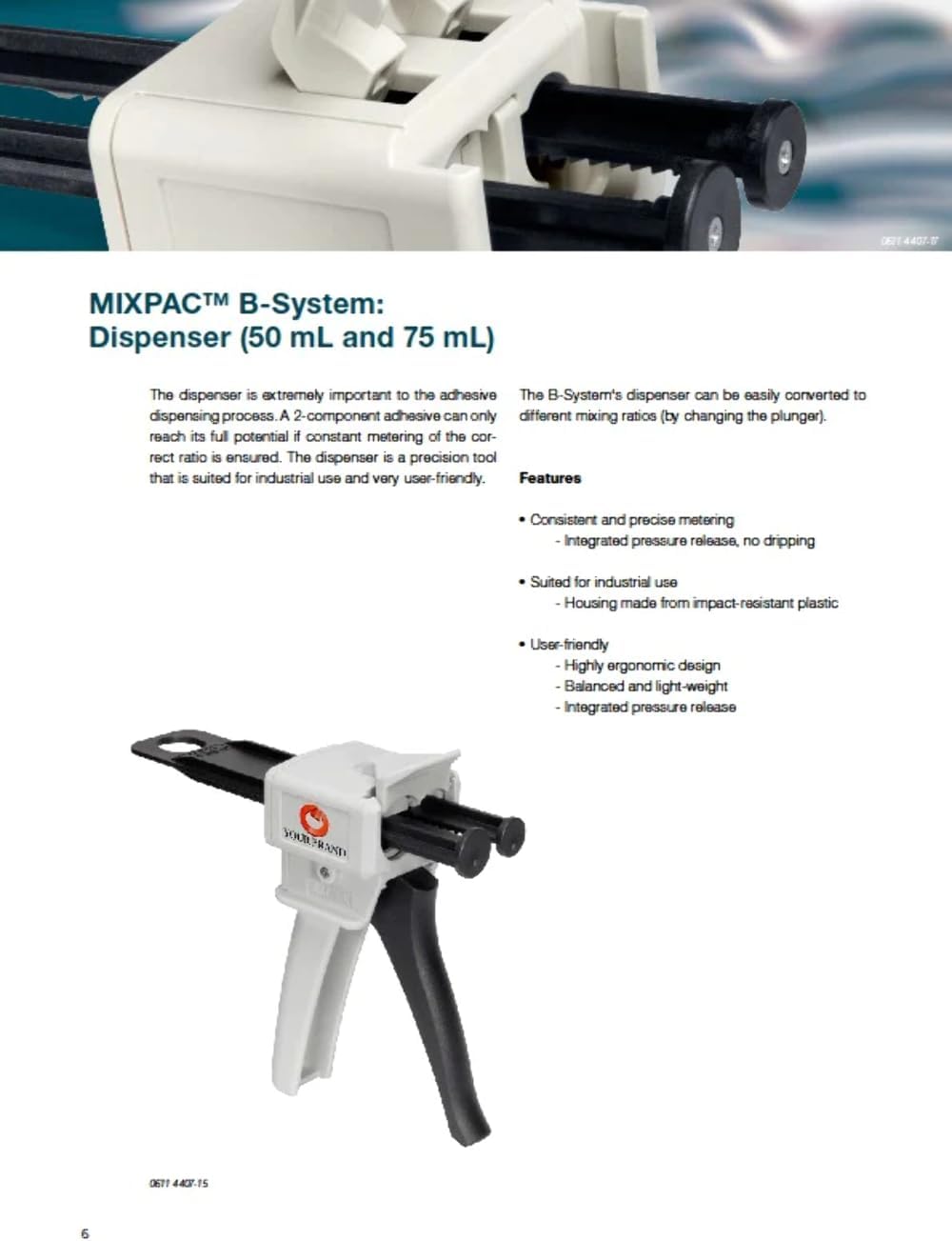 MixPac DMA50 Dispensing Gun Kit for Epoxy Adhesive 1