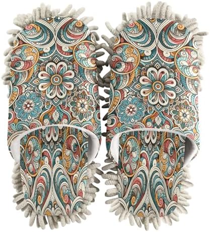 Zhirexin Mandala Design Cleaning Slippers