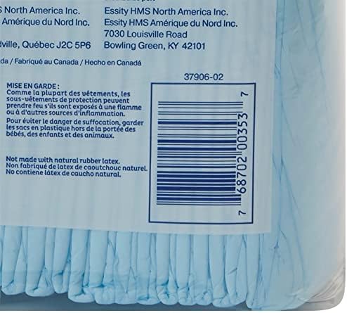TENA Extra Disposable Underpad 17x24 25 Count